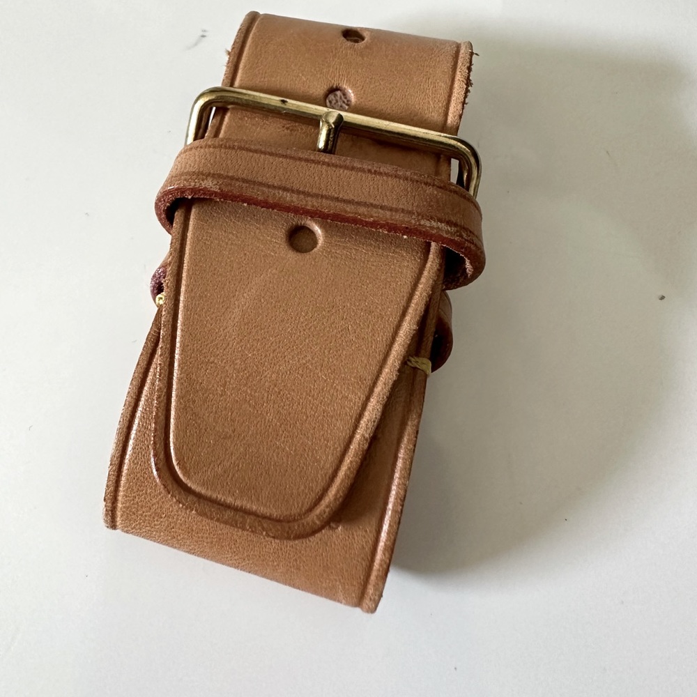 Louis Vuitton Luggage Poignet Vachetta Leather Strap